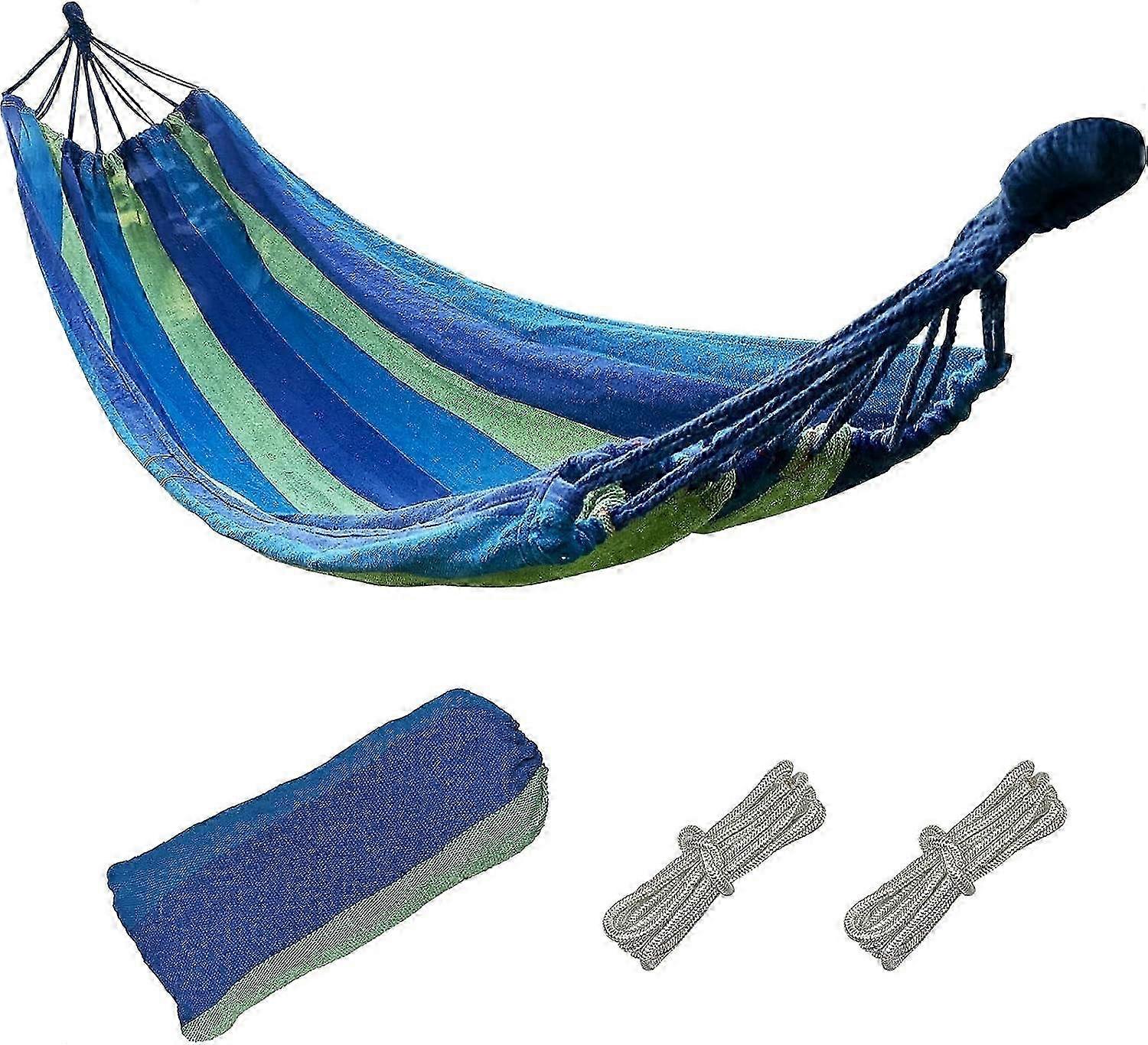 Hammock Load Capacity 300 kg, Striped Travel Hammock, Comfortable O...