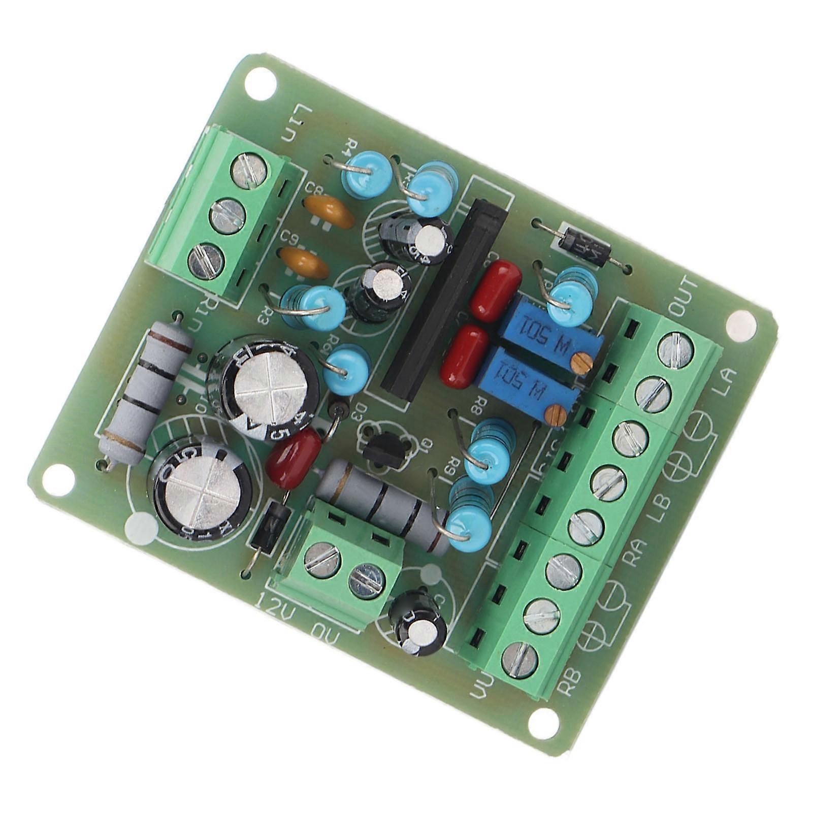 TA7318P DC12V Power Amplifier VU Meter Driver Board for Sound