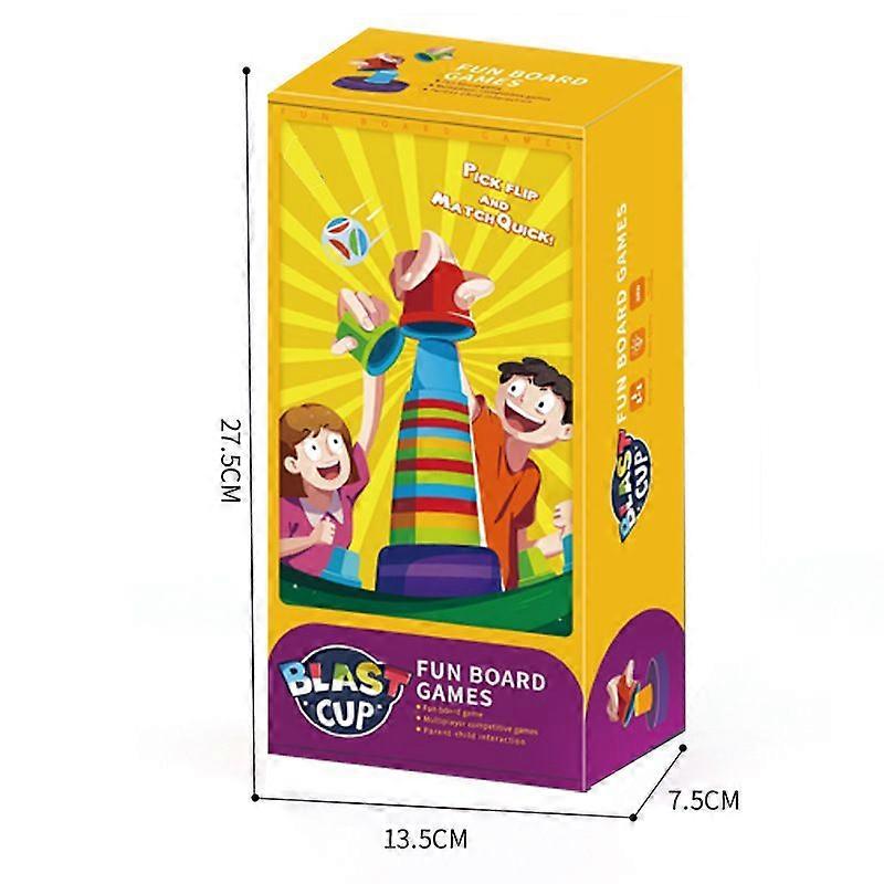 Cup Stacking Master Concentration Brain Training Board Game Color Stacking Cup Children's Toy