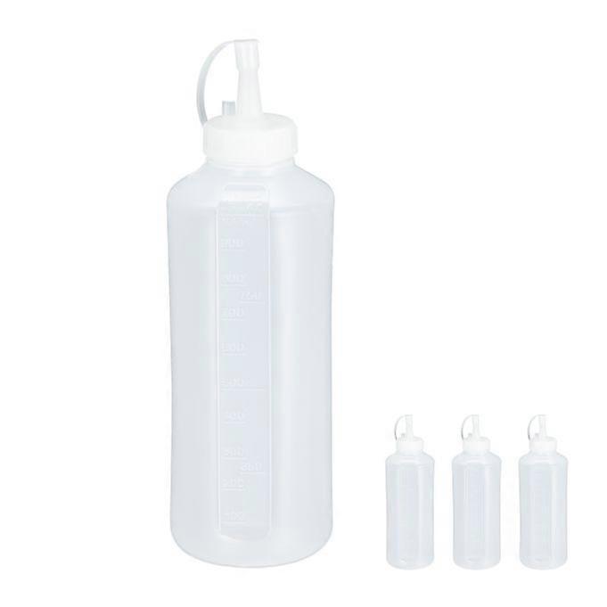 4x pressflaskor 1000ml