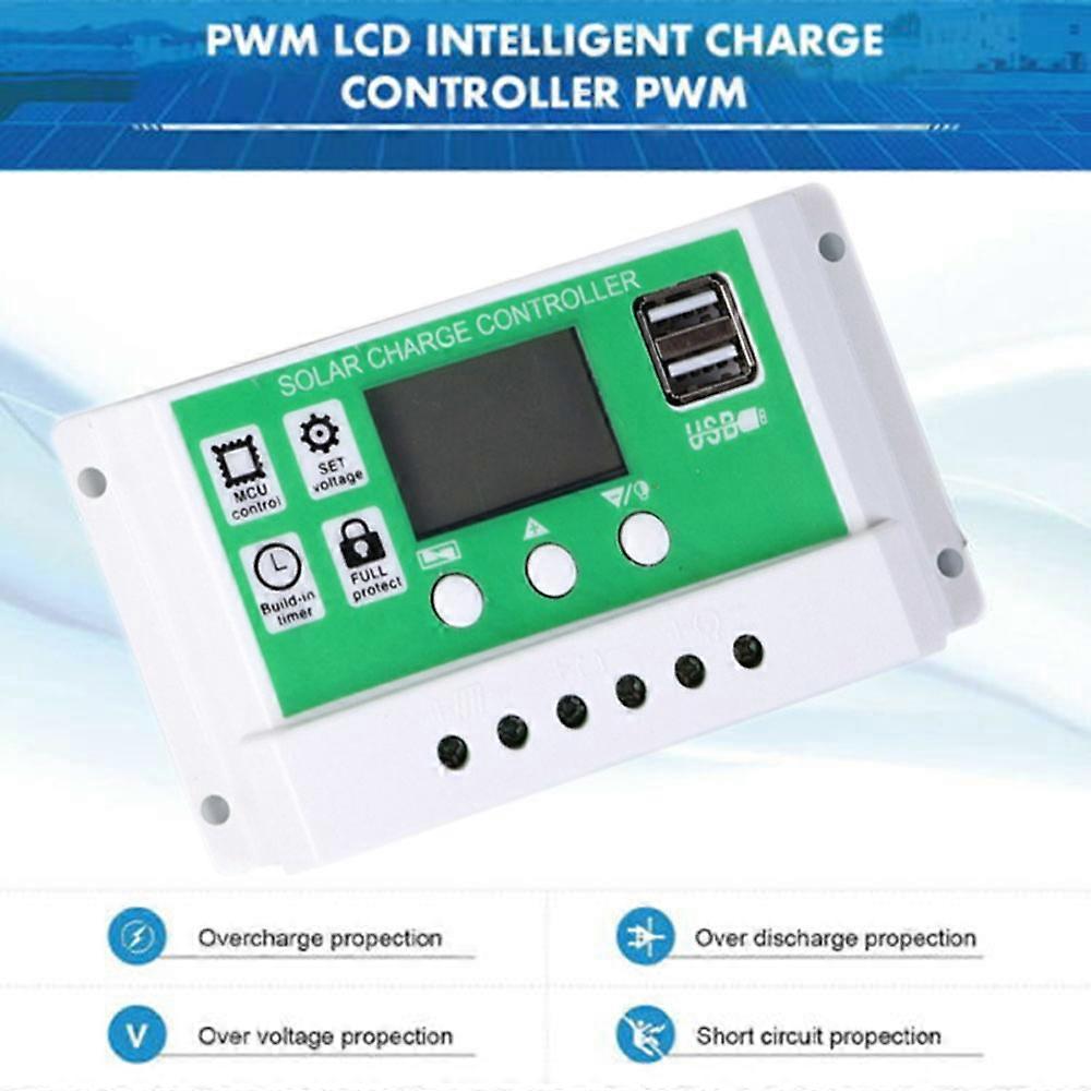 18V 25W Monocrystalline Solar Panel Kit with 60A PWM Controller