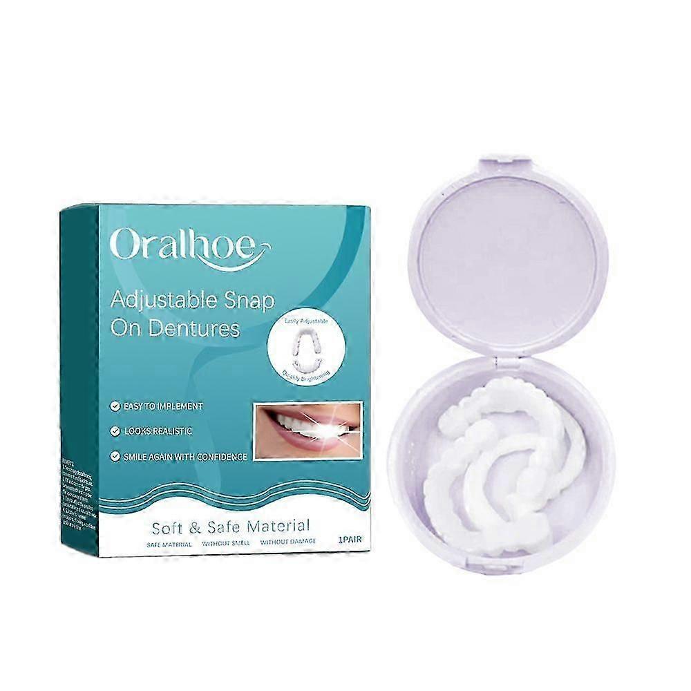 Veenora Clip-On Veneers, Adjustable Snap-On Teeth