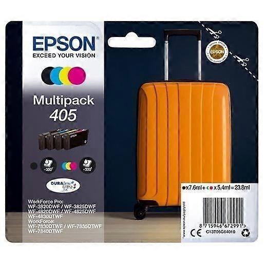Tinteiro multipack - EPSON - 405 - DURABrite Ultra - 4 cores - Compatível com WorkForce