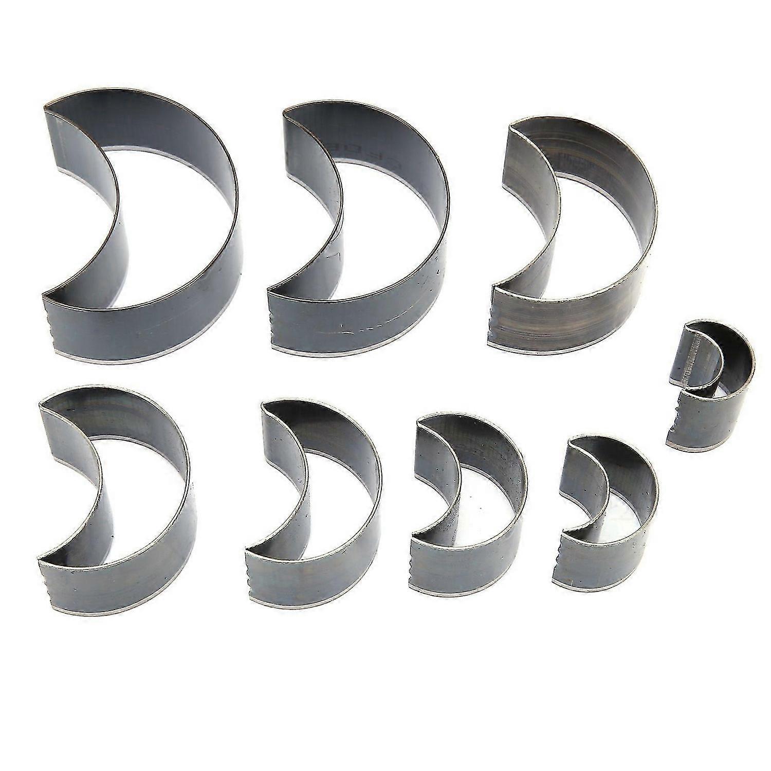 2025 أحدث طراز 8 قطع الجلود يموت القاطع الجلود الحرفية لكمة قطع يموت