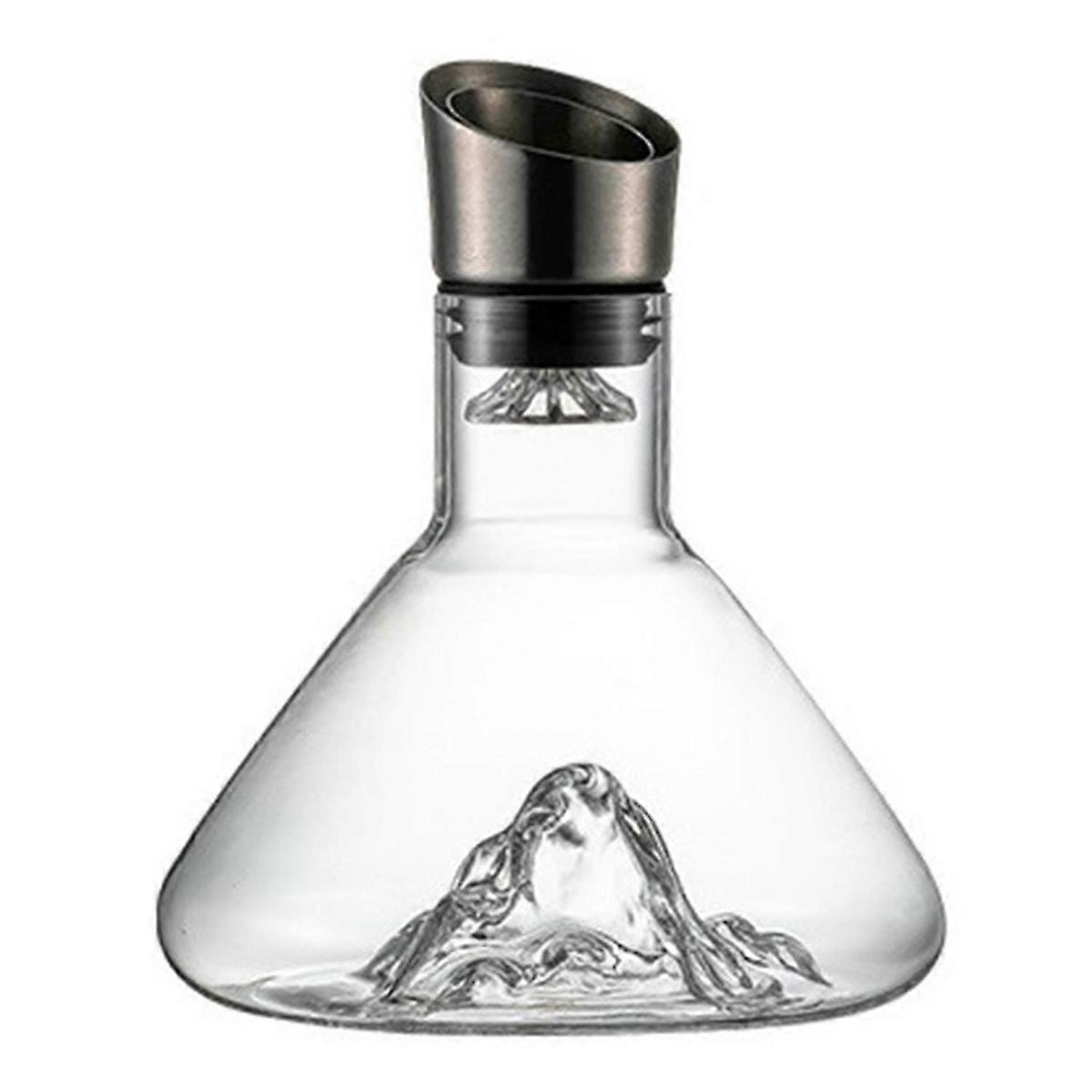 Wine Decanter, Crystal Clear Wine Decanter with Aerator,