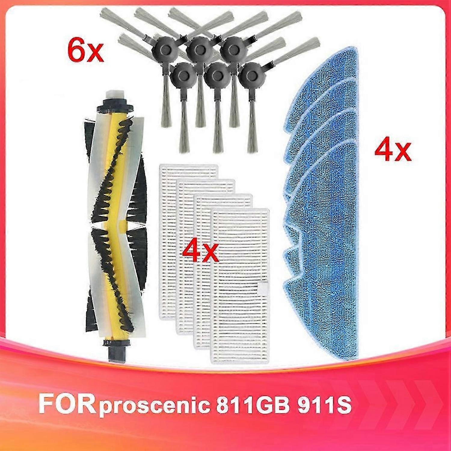 For Proscenic Sweeper Parts 811GB 911S Sweeper Parts Replacement Consumables.
