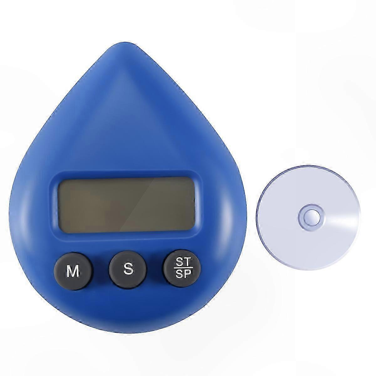 Waterproof Digital Shower Clock with Timer for Bathroom Use