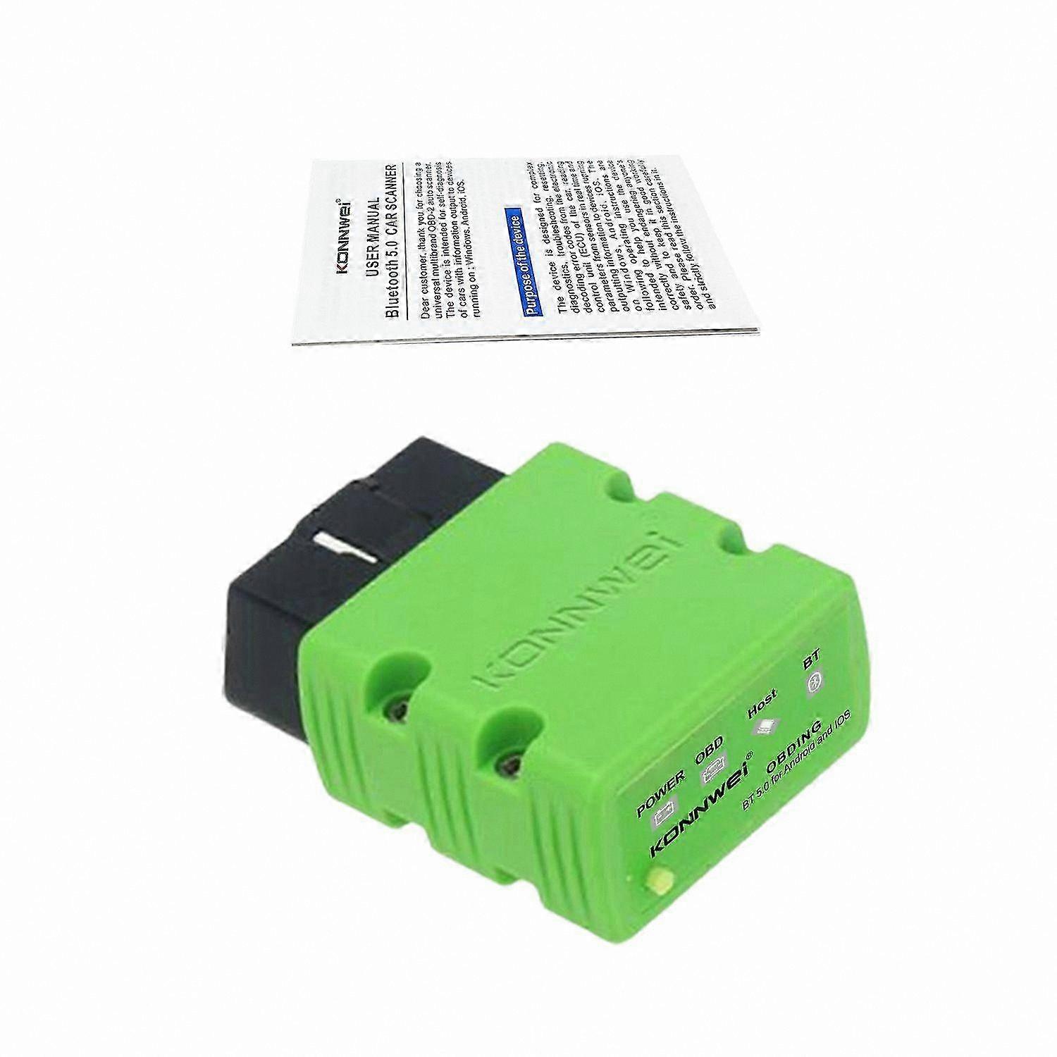 Bluetooth Car Fault Scanner with Dual Mode Support for Android and iOS Devices