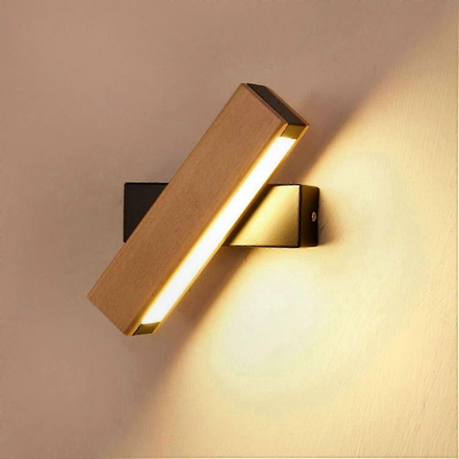 Adjustable 4W LED Wall Sconce with Warm White Light for Indoor Spaces like Bedrooms and Hallways