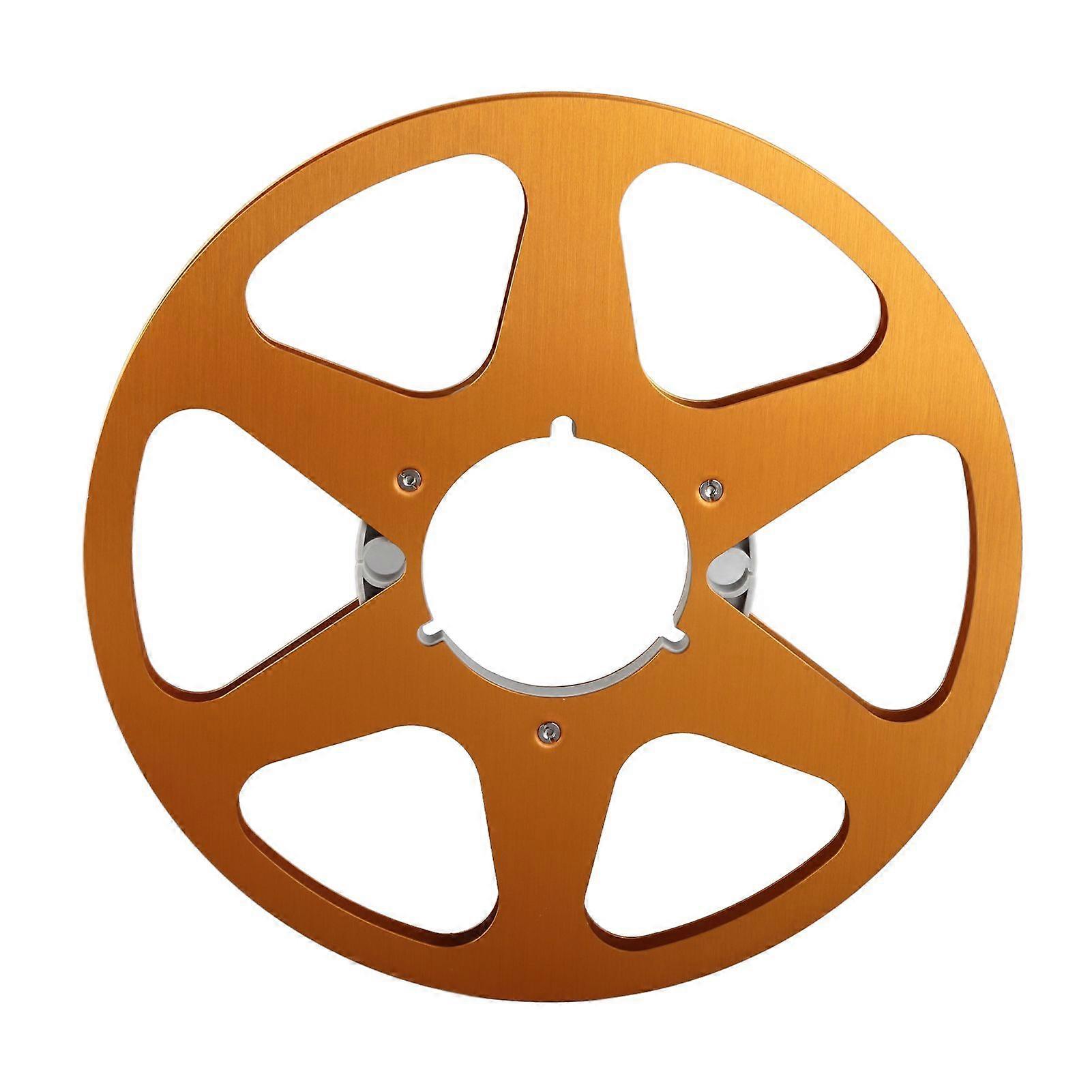 Bobine de ruban vide 1/4 10,5 pouces en alliage d'aluminium, ouverture universelle à 6 trous, pièce de machine, bobine de réception vide pour REVOX Studer Gold