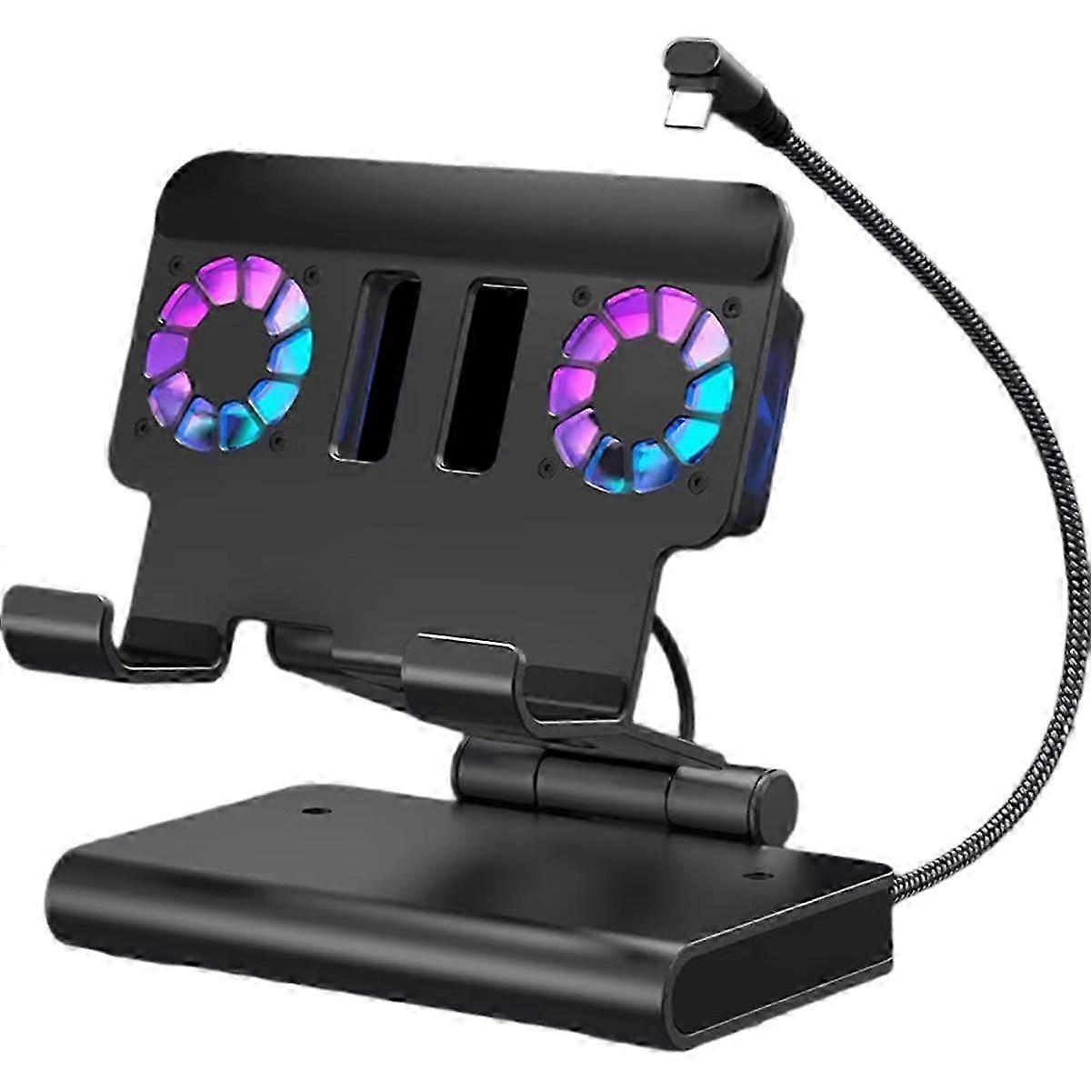 suitable for switch 2 docking station with dual cooling fan, 4k@60hz