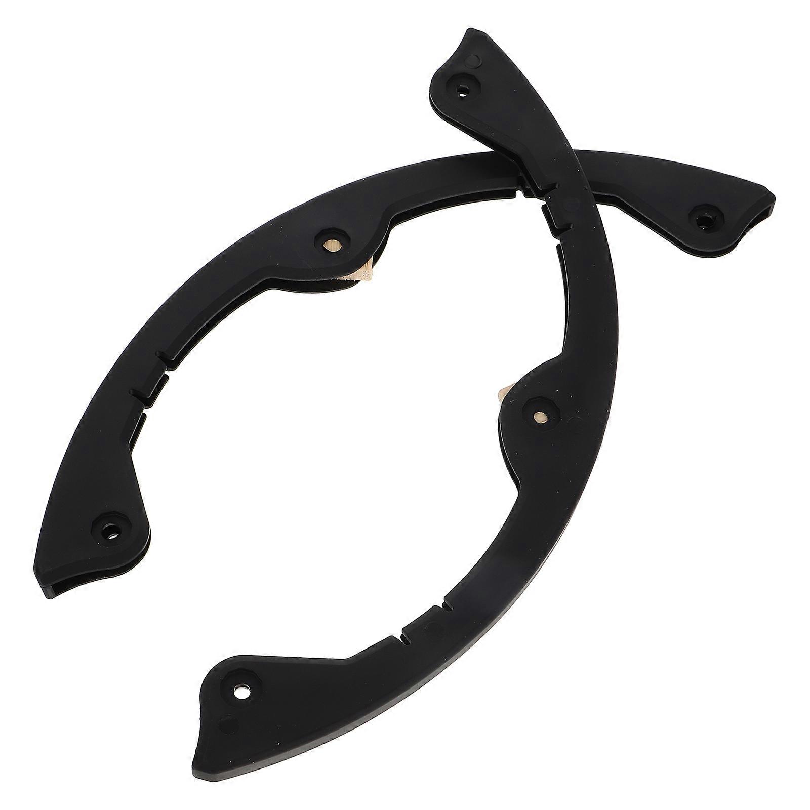 Longboards Edge Protector For Beginners 24.00X8.00X1.00CM Black Material Scratch Resistance 2Pcs