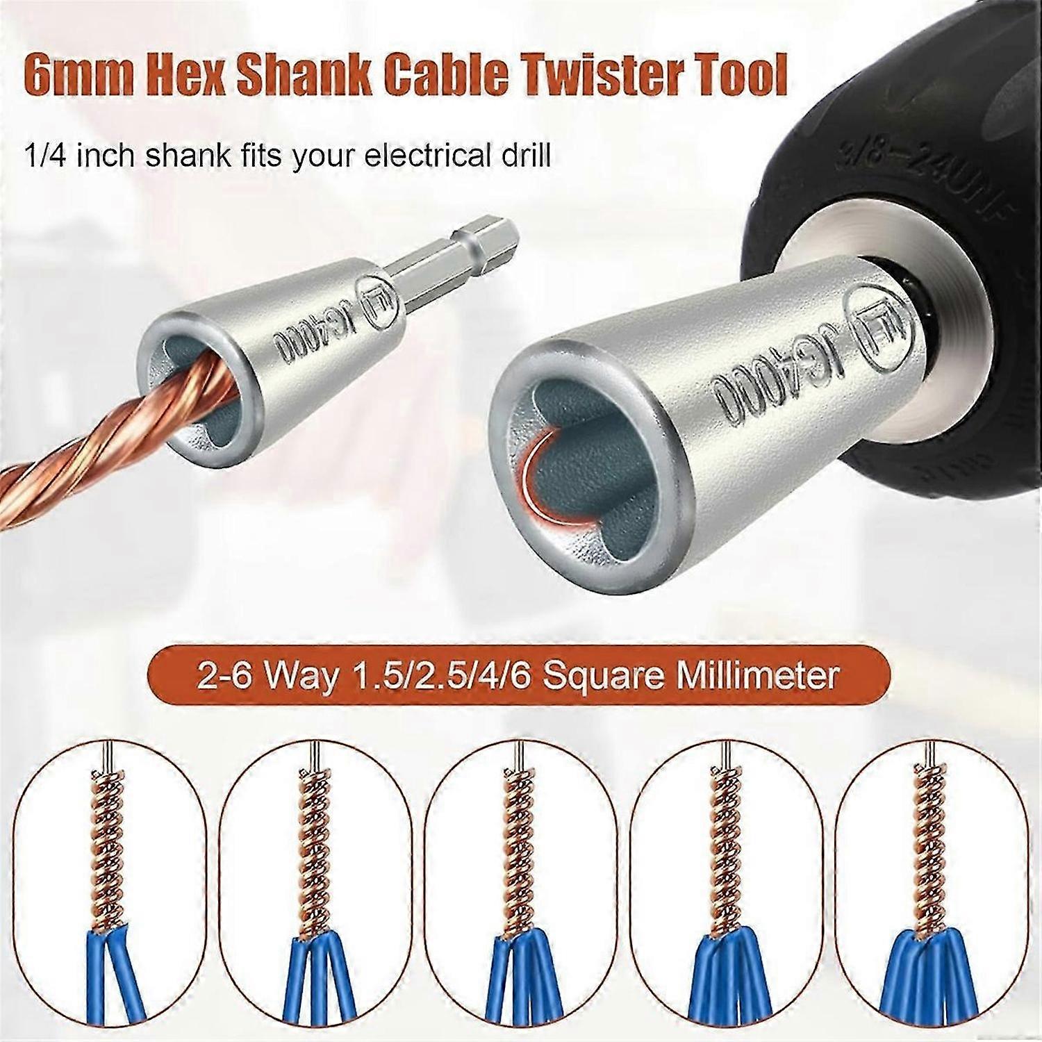 Wire Twisting Tool, for Power Drill Drivers