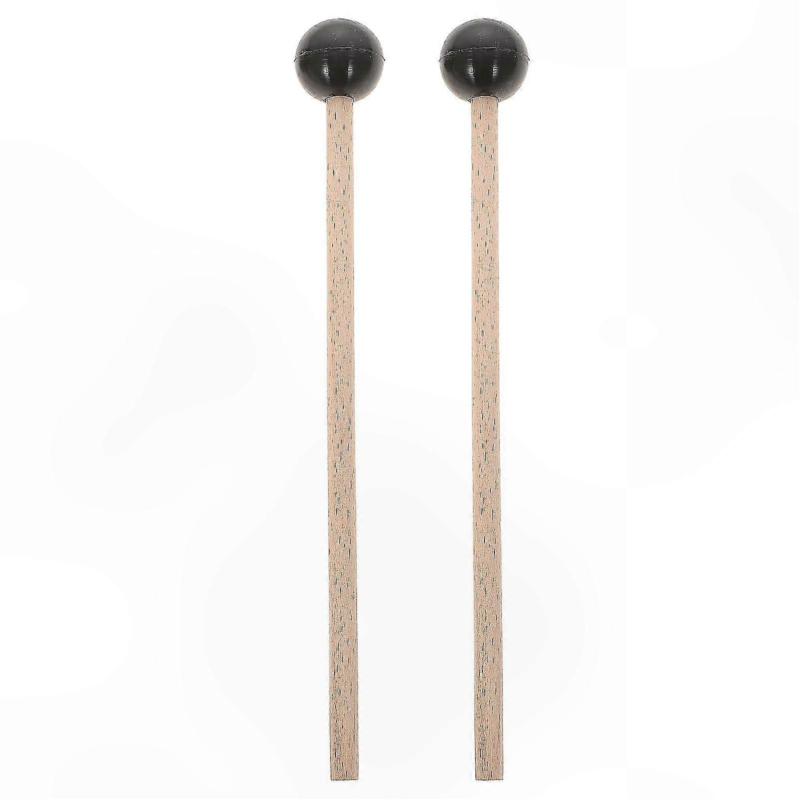 Glockenspiel Mallets, 2-Pack Wooden Beater Sticks for Xylophone & Percussion Instruments