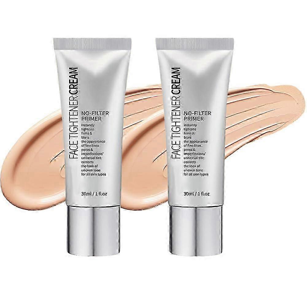 Face Tightener No-Filter Primer, Skin Tightener Primer Face Makeup, Face Blurring Primer for Face Before Makeup, Foundation for Moisturizing, Conceale