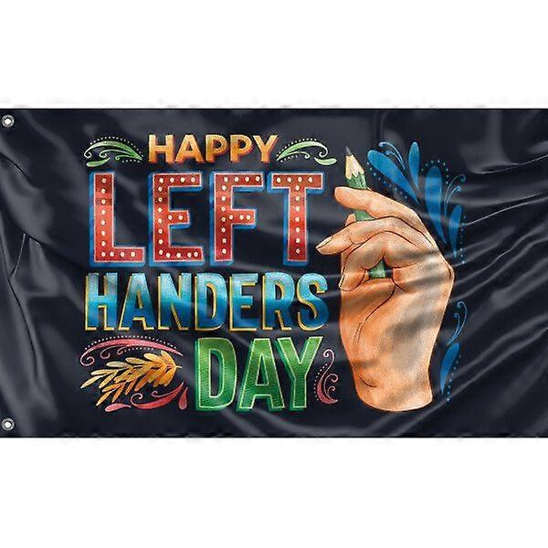 Happy Lefthanders Day Farbflagge FG218