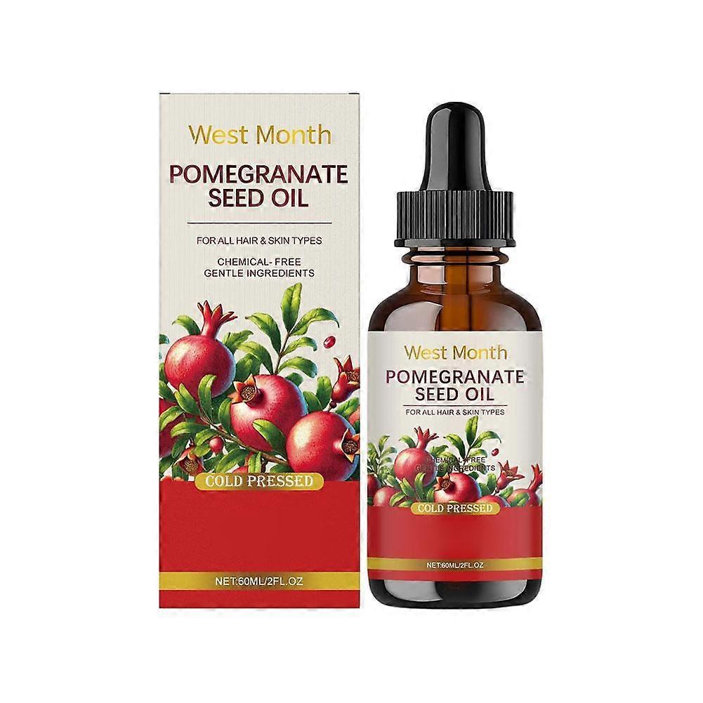 Pomegranate Seed Infused Deep Moisturizing Face Oil 60ml Lightweight Non-Greasy Hydrating Glow
