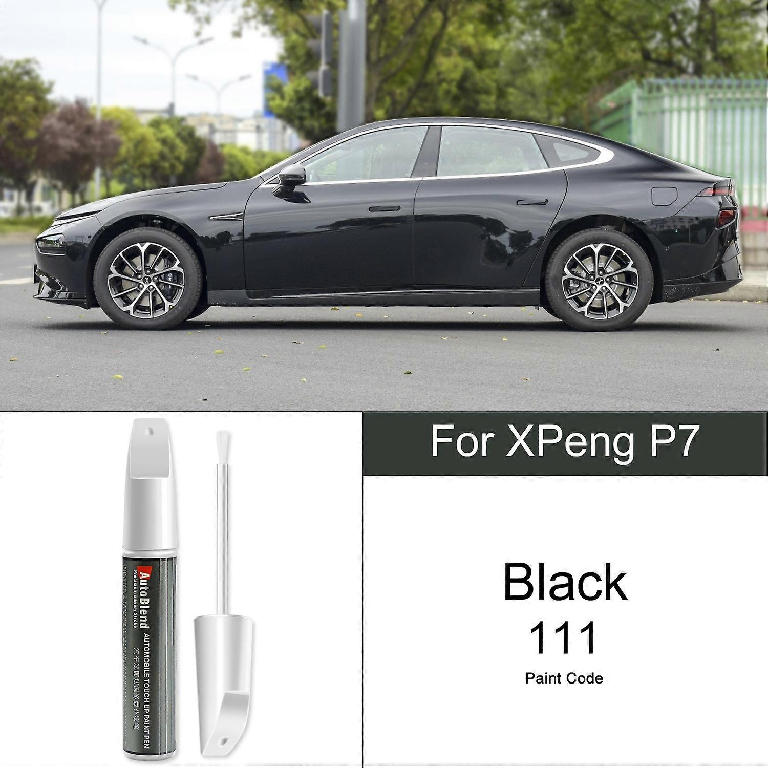 Compatible Paint Repair Pen for XPeng P7 Precise Color Matching Scratch Removal and Clear Coat Pen To Restore Paint Gloss and Texture