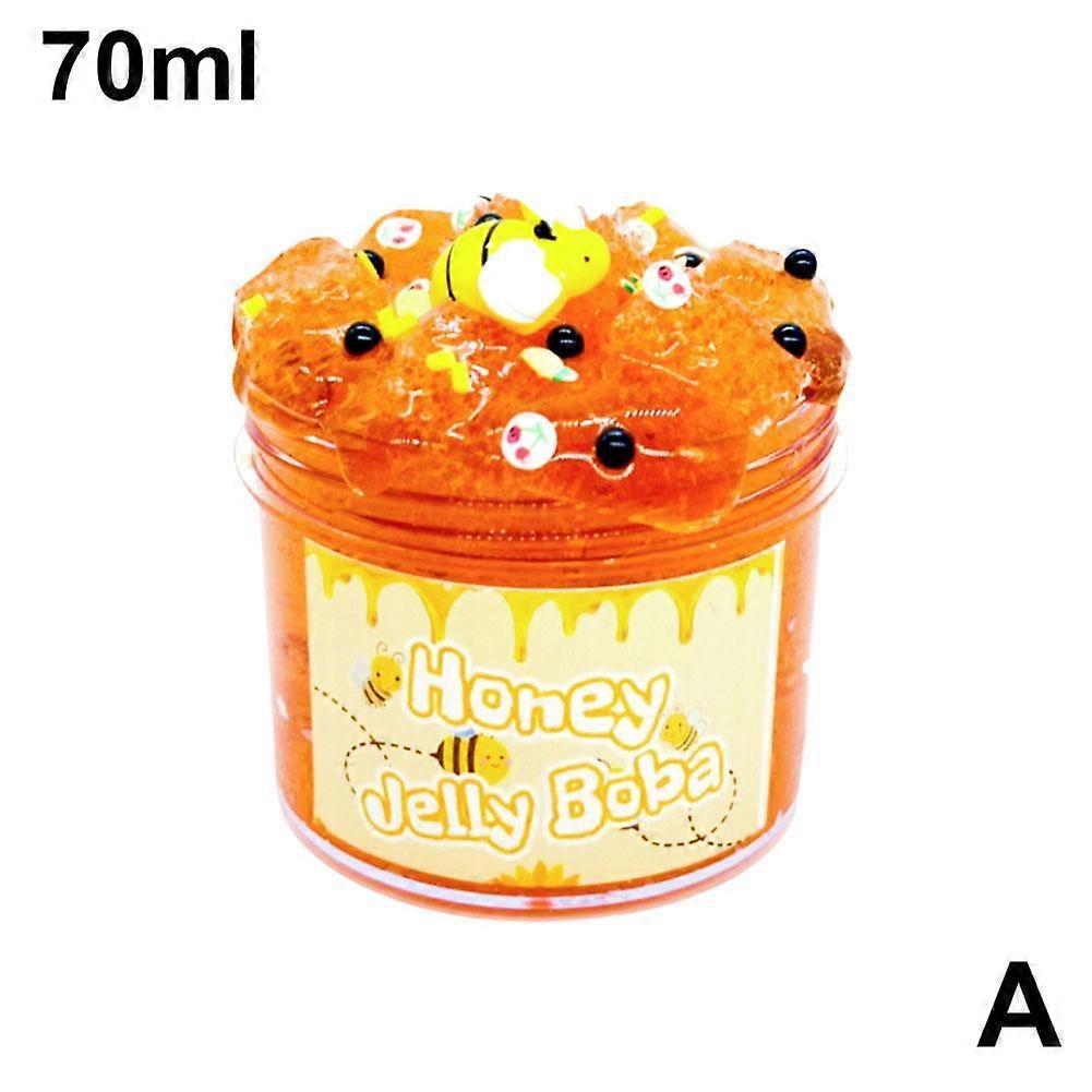 Cujmh 2.5cm TPR Sensory Fidget Ice Cube Toy for Stress Relief and Focus Adult Supervision Required
