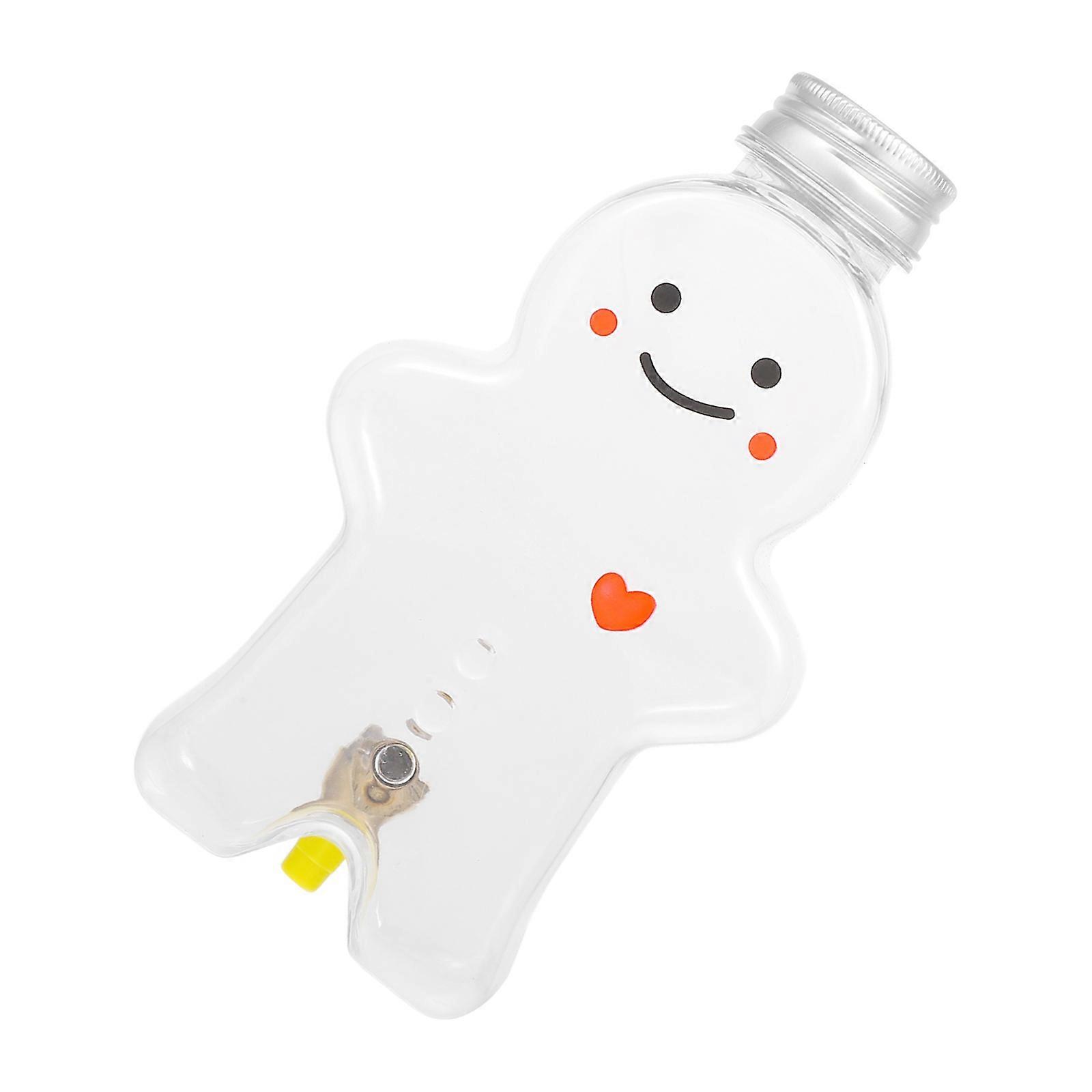 Bird Water Dispenser Gingerbread Man Shape Automatic Function Pet Supplies for 1Pcs