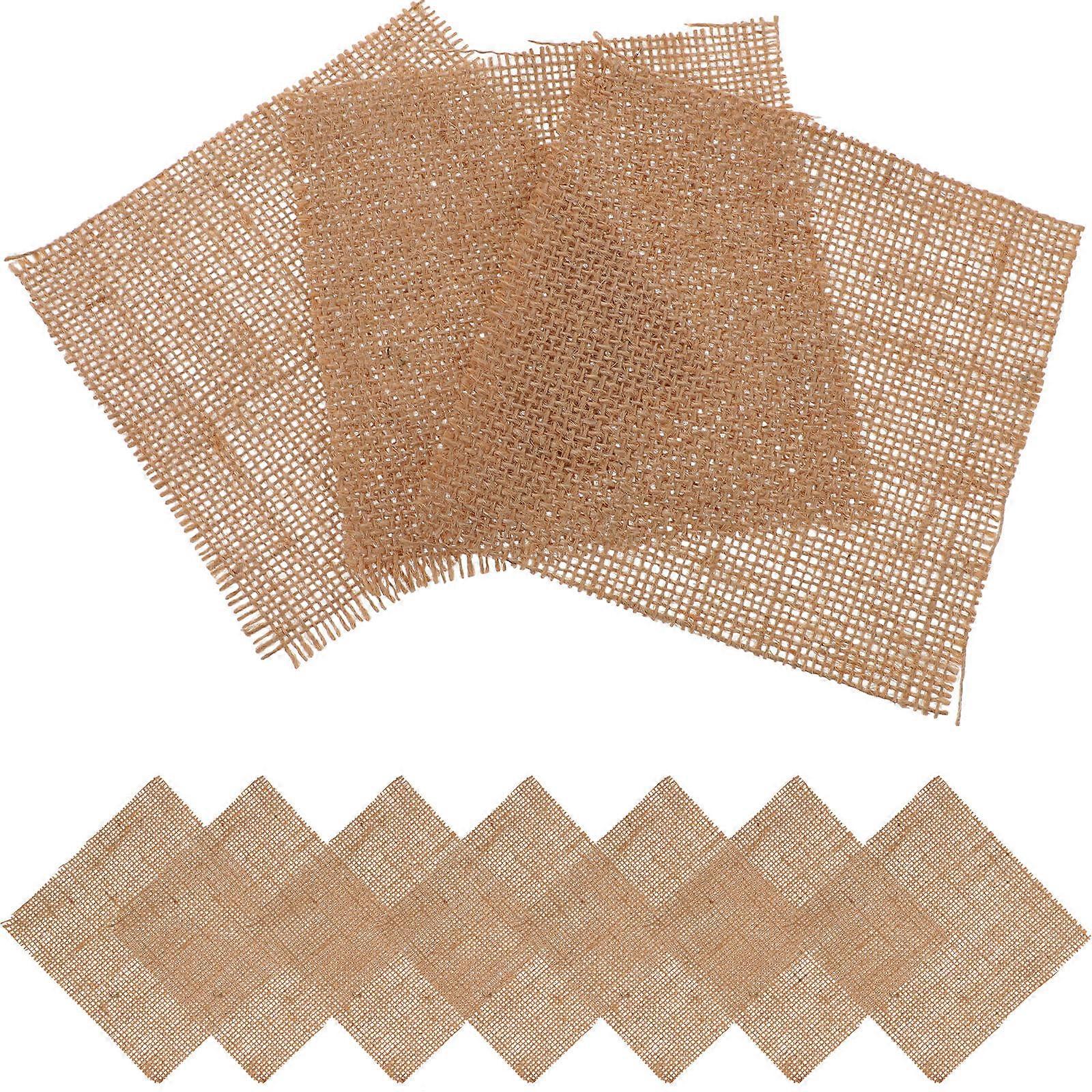 Decorative Linen Coasters for Photography Background 30Pcs Set