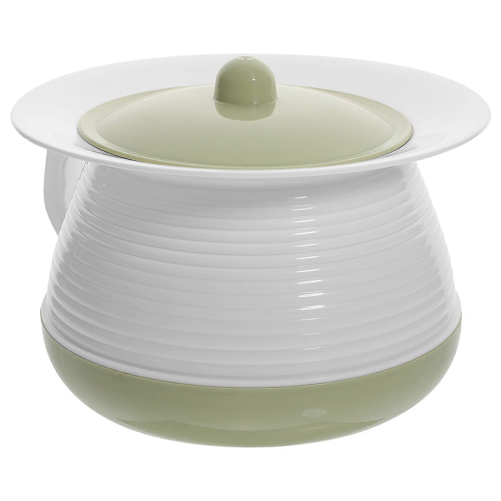 Adult Urinal Pail Pot Portable Practical Spittoon for Tall People 21x18.5x14cm 1 Set