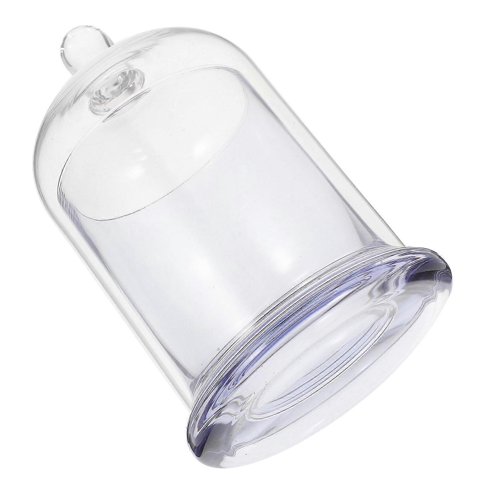 Candle Container 3Pcs Rectangular Glass Cloche For Living Room Study Room Office Decoration Simple Design Romantic Atmosphere