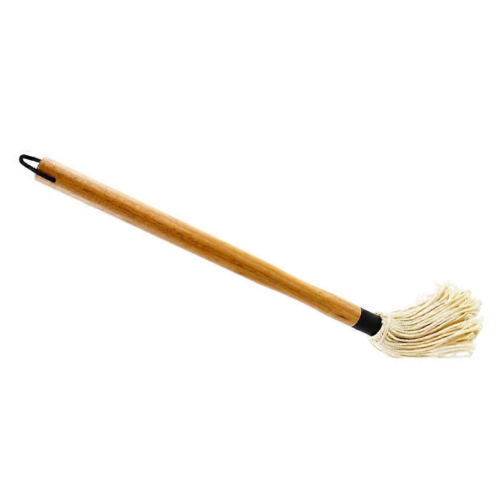 Basting Mop For Cooking Bbq Sauce Basting Ergonomic Wood Handle Synthetic Material Grilling Baking 1Pcs