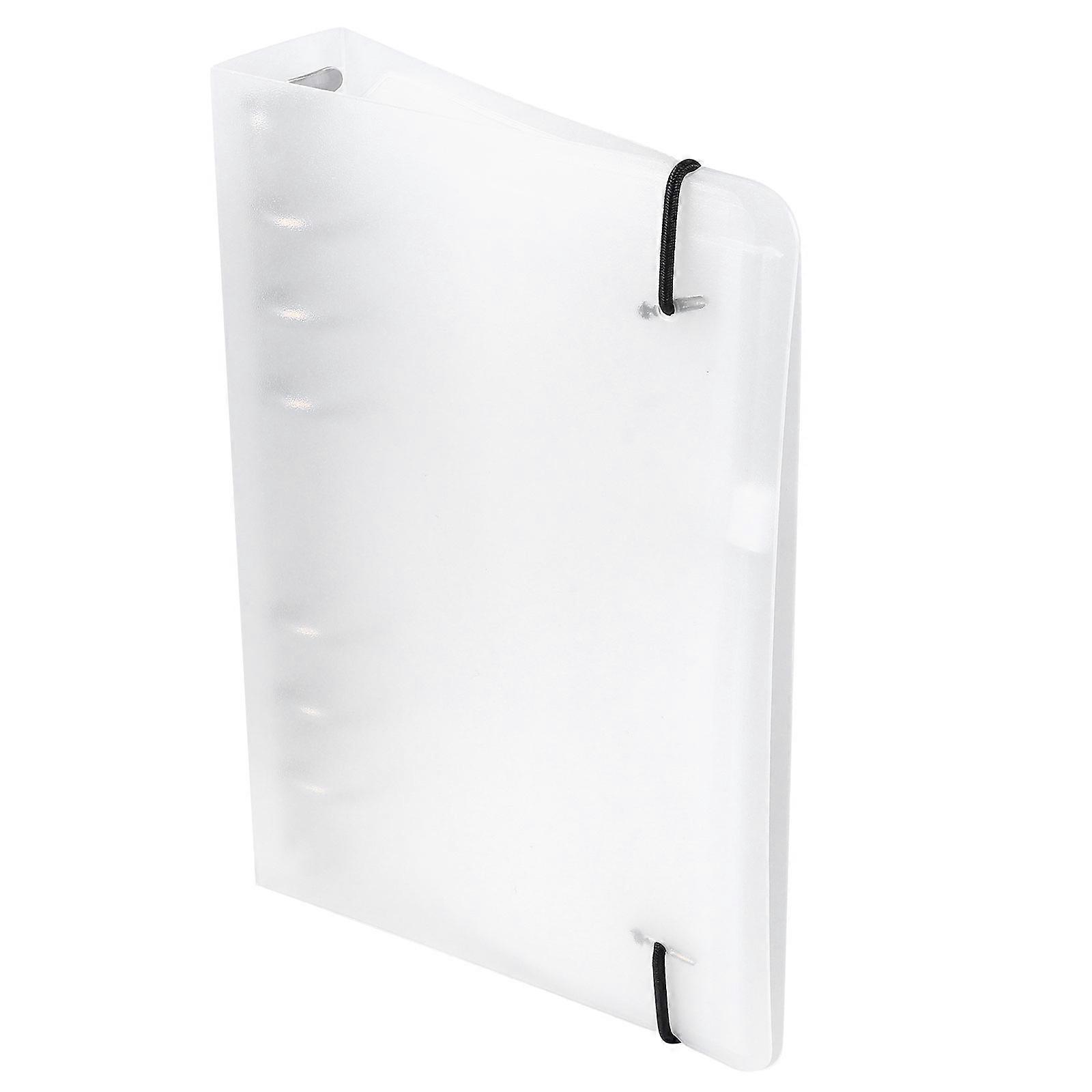 Loose Leaf Storage Pouch for Stickers Holder 2Sets Transparent Material