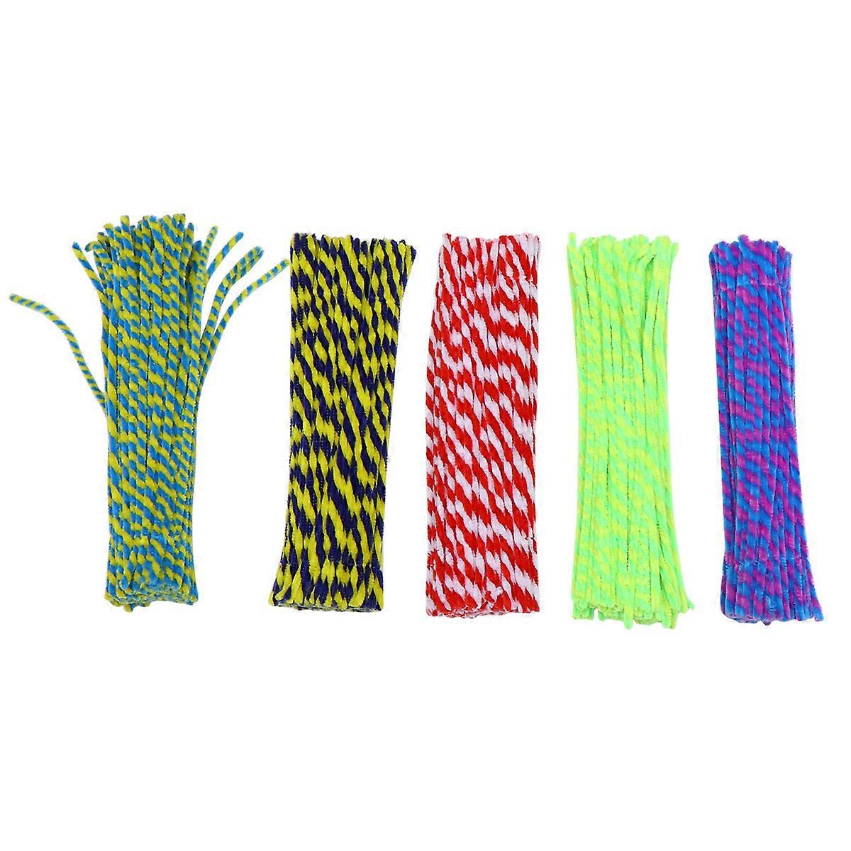 1000 Pcs Twisted Chenille Stems Assorted For Children Craft Activities 12.38X0.2IN