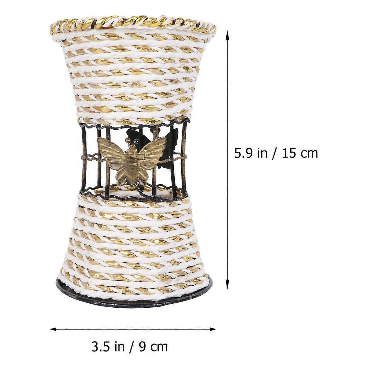 Artificial Iron Vase Decorative Function 1Pcs for Home and Balcony Use