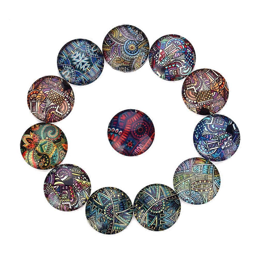 DIY Jewelry Making Glass Patch for Craft Accessories 60Pcs Assorted Color