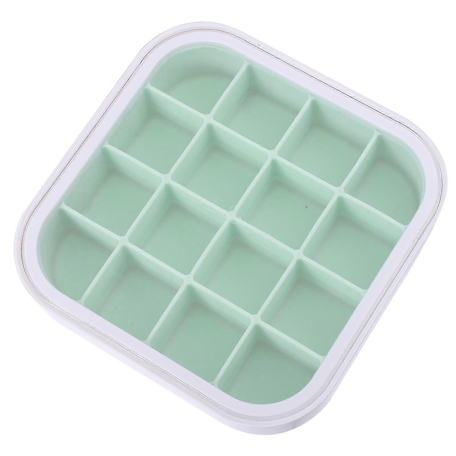 Ice Cube Mold Silicone Tray for Mold 3Pcs with Lid