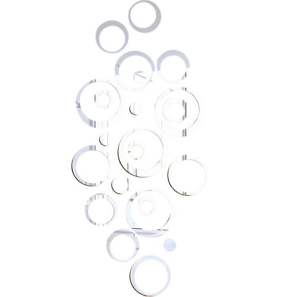 Wall Stickers for Bedroom Round Pattern Acrylic Wall Sticker 4Sets