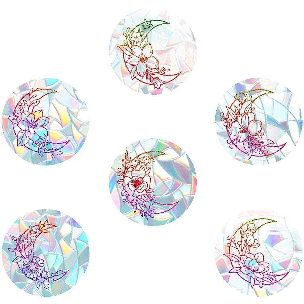 Anti-Collision Window Decals for Office Use 15.00X15.00X0.04in Assorted Color Sunlight Reflection 18 Sheets