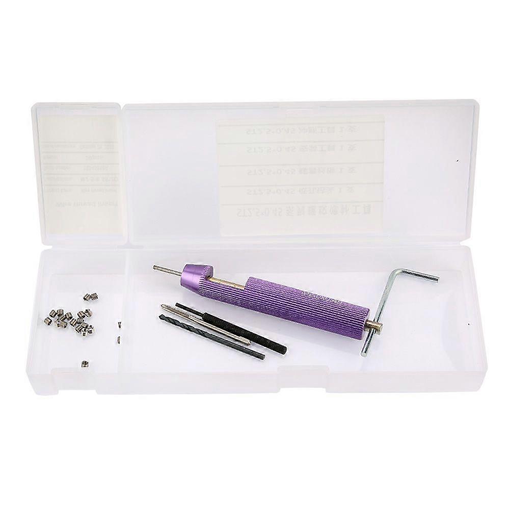 M2.5*0.45 Screw Threaded Inserts Repair Tool Set Wire Insert Installation Kit
