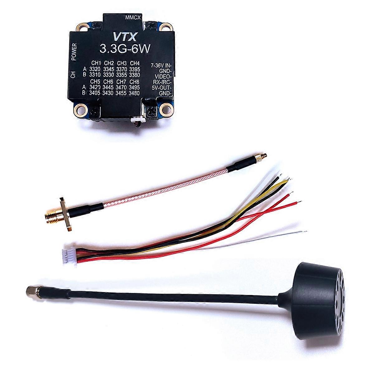 3.3G 6W VTX Transmitter Module 16CH for FPV Long Range Racing Drone