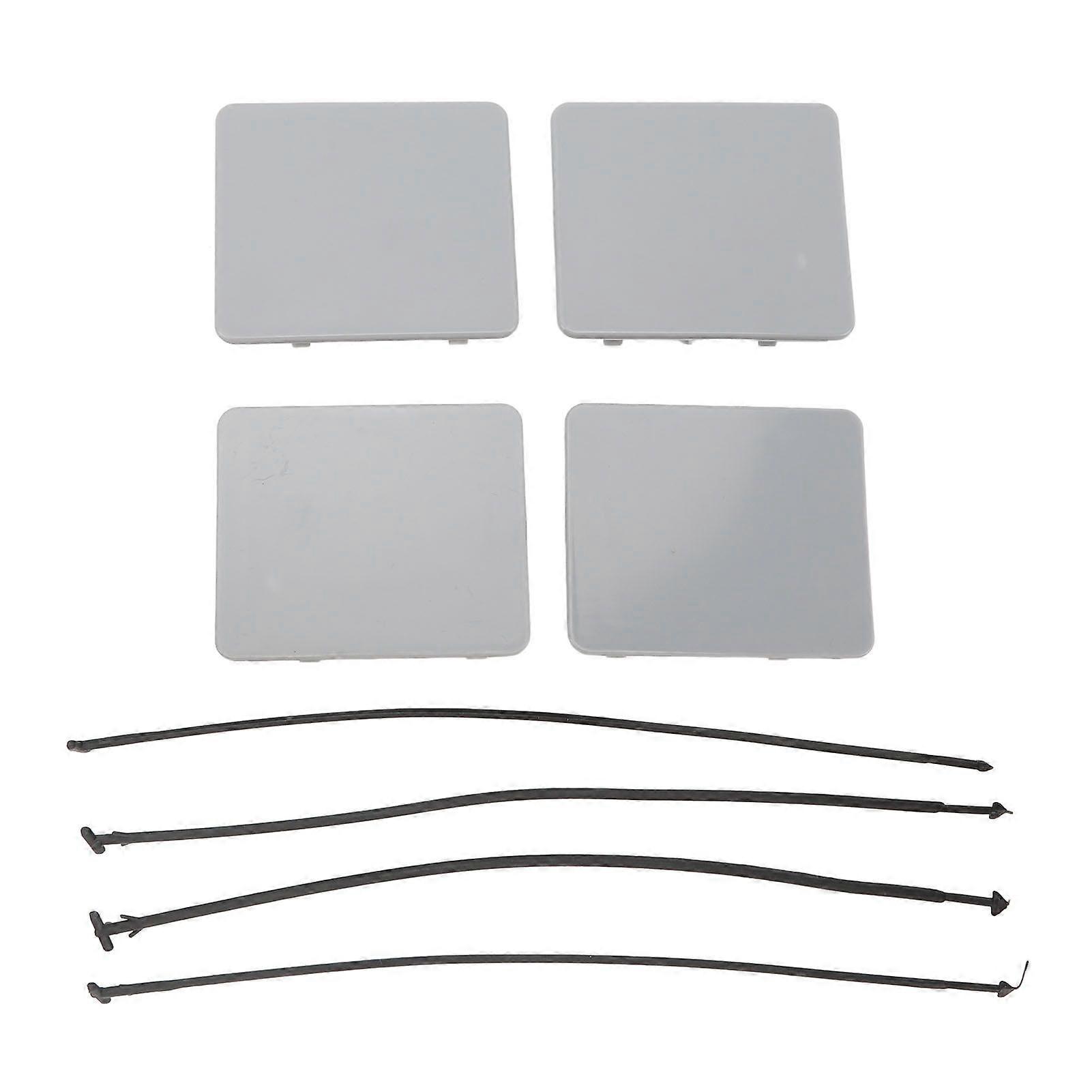 4PCS Side Skirt Rocker Panel Plug Cap Set 2106987030 Front Left Or Right Rocker Panel Trim Plug Replacement for Benz E320 E430