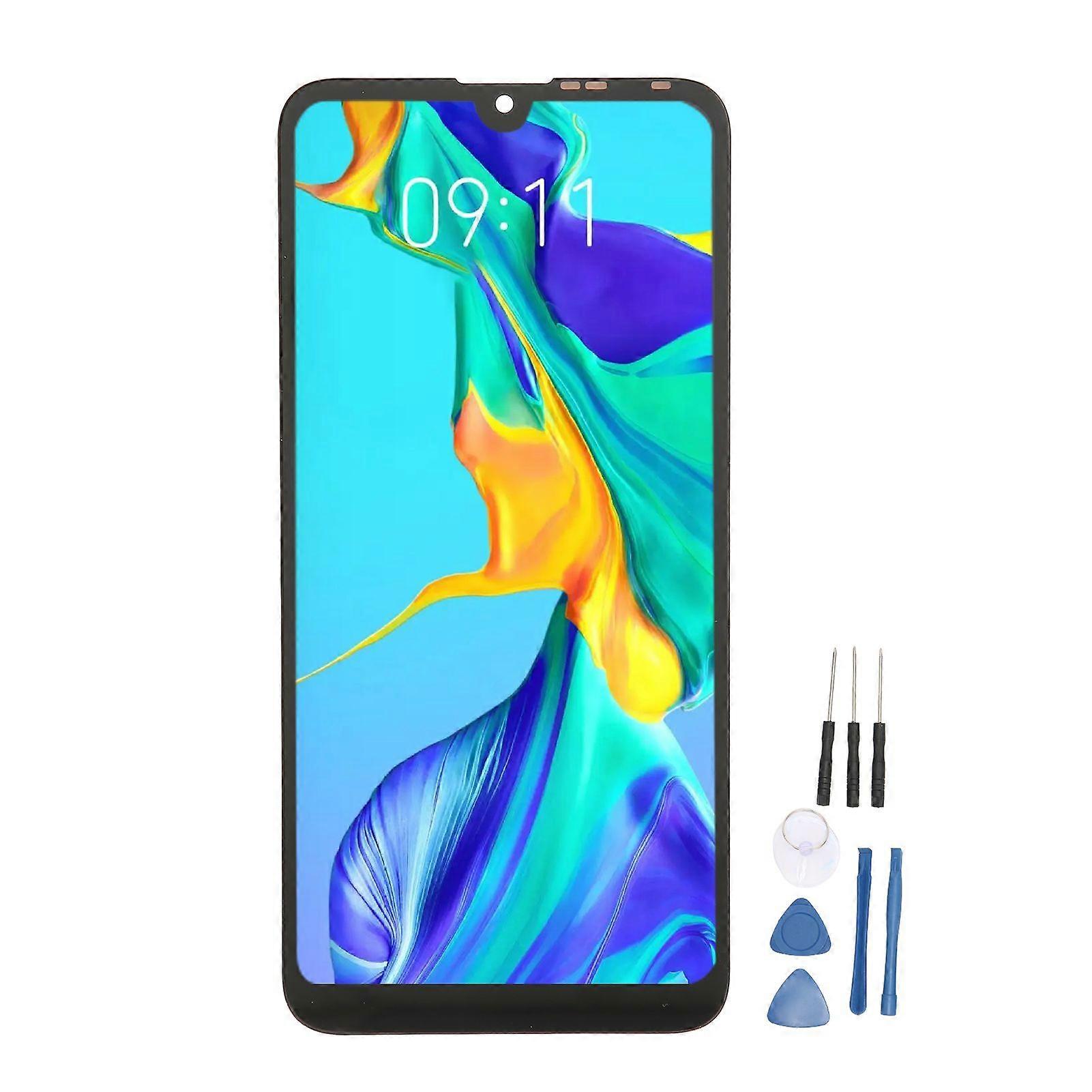 Screen Assembly LCD Display Replacement Touch Screen with Disassembly Tool for Huawei Y7 2019 Mobile Phone