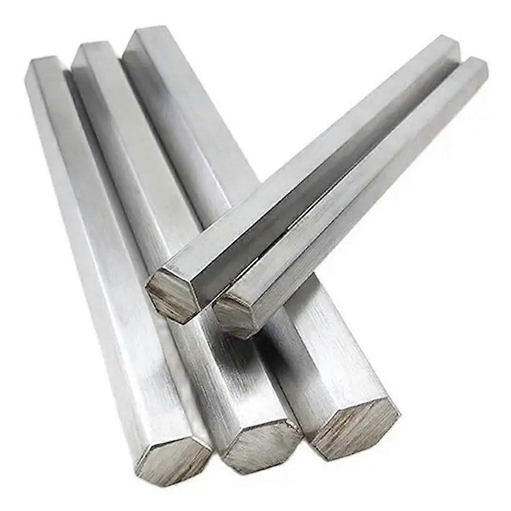 Stainless Steel 304 Hexagon Bar, 100mm Length, Across Flats 526mm, Solid Hexagonal Rod, 1 Piece