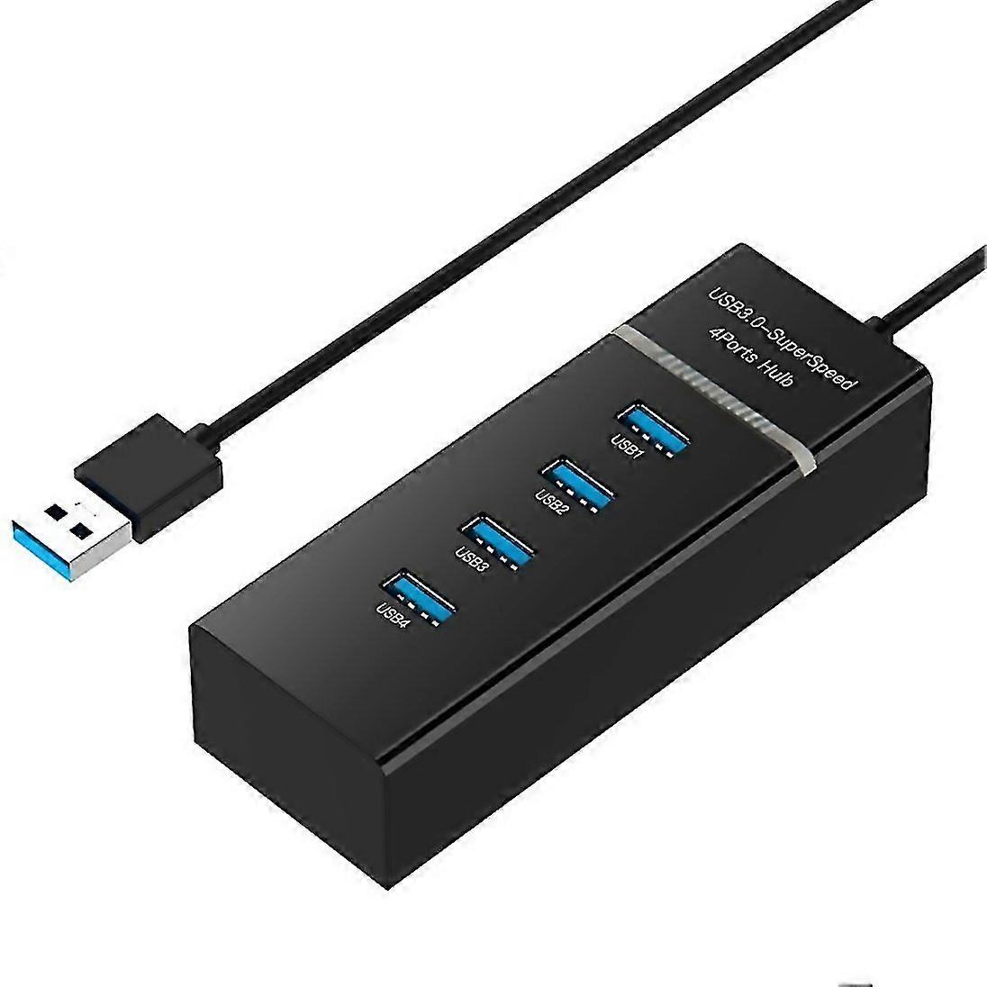 For 4 Ports Usb 30 Hub Splitter With Led Super Speed 5gbps Bylp104