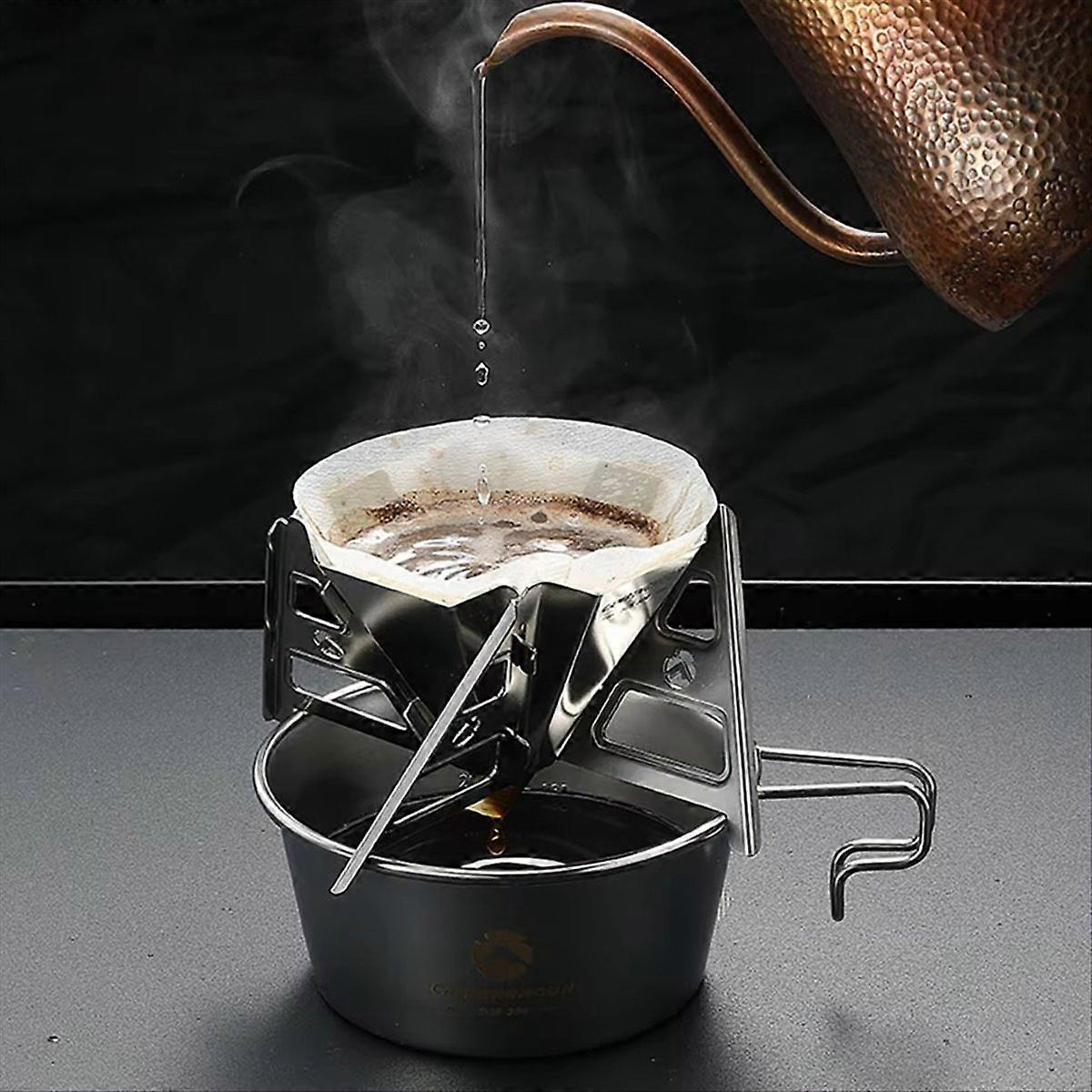 Stainless Steel Coffee Filter Rack
Outdoor Coffee Drinking