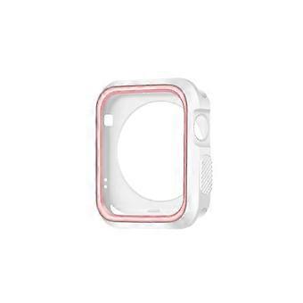 Sporty Waterproof Case For Watch 3 2 1 Daily Use Shockproof Pink 42mm 1Pcs