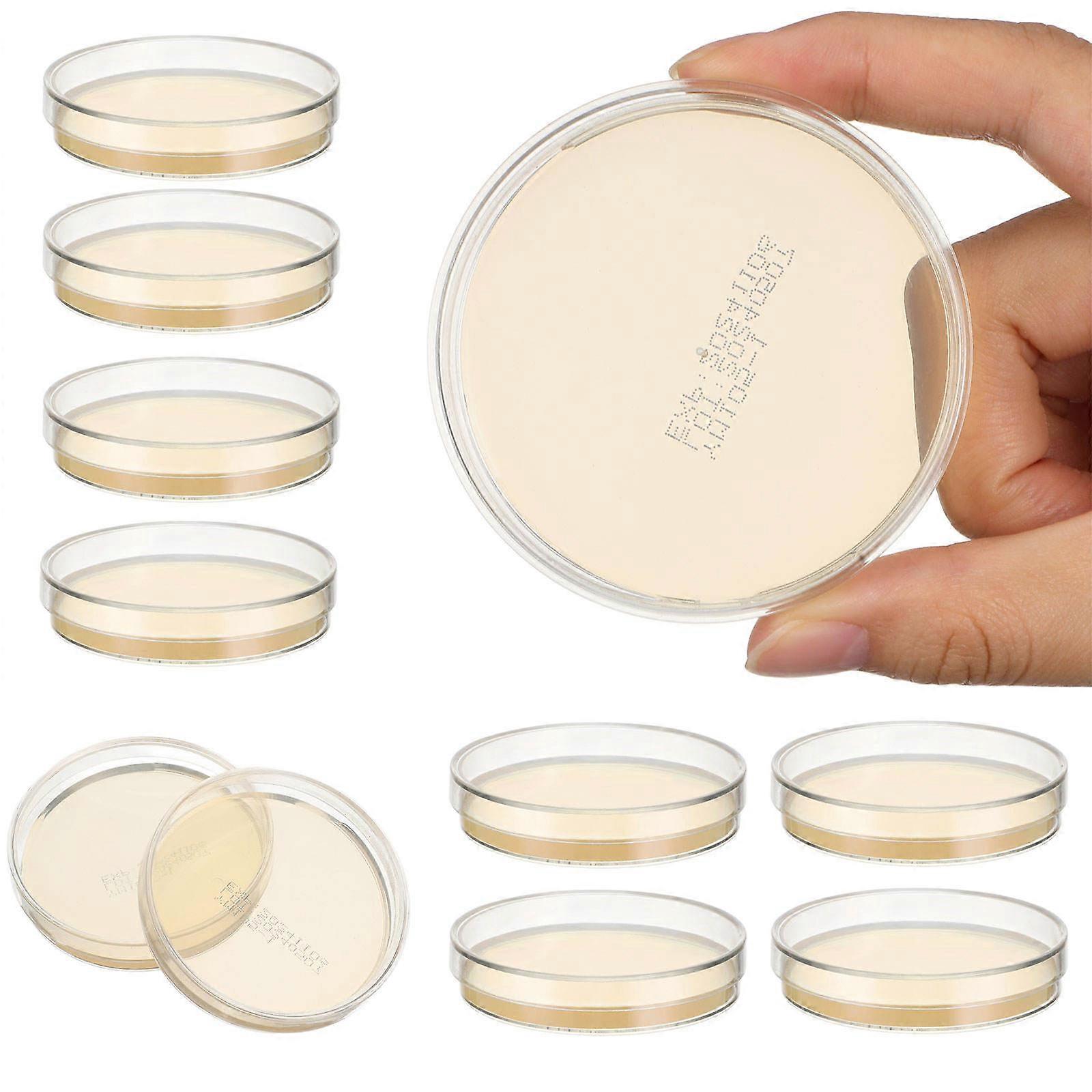 Prepoured Agar Petri Plates for Experiment Use 50Pcs