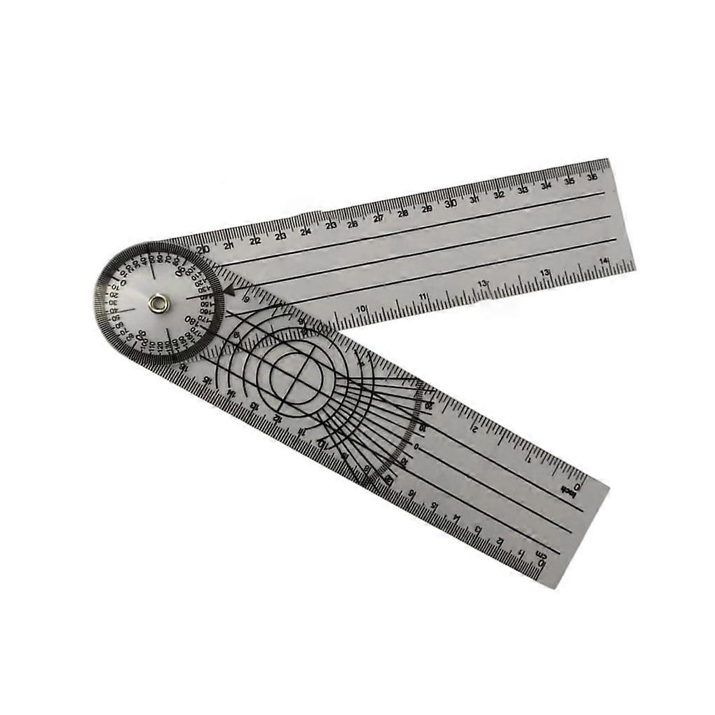 chidgrass Goniometer Angle Ruler Measuring Tool Spinals Protractor School Supplies Good Accuracy Multi-ruler Lab