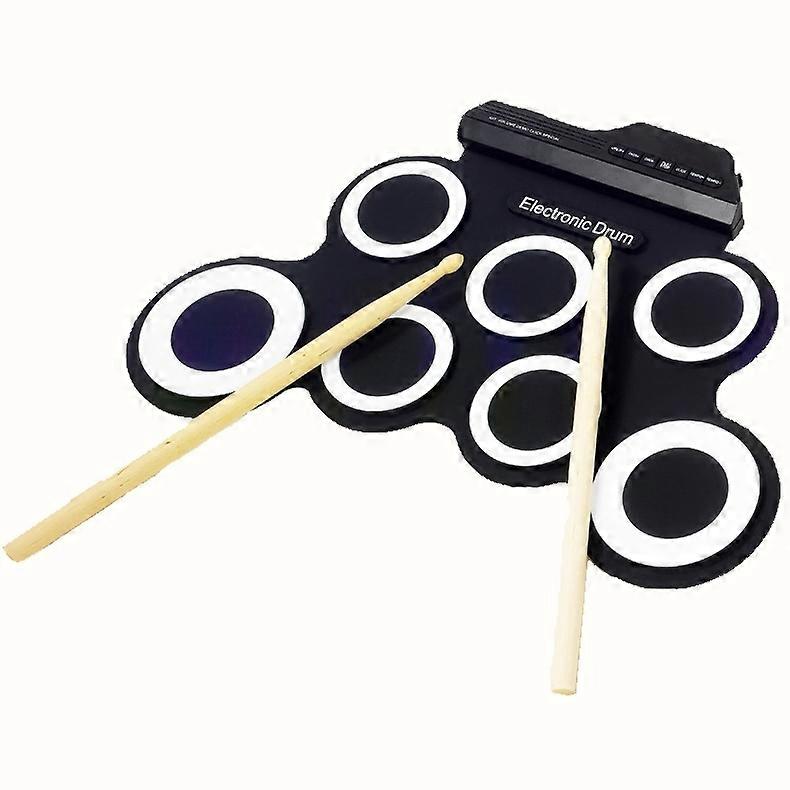 Portable Silicone Hand Roll USB Electronic Drum