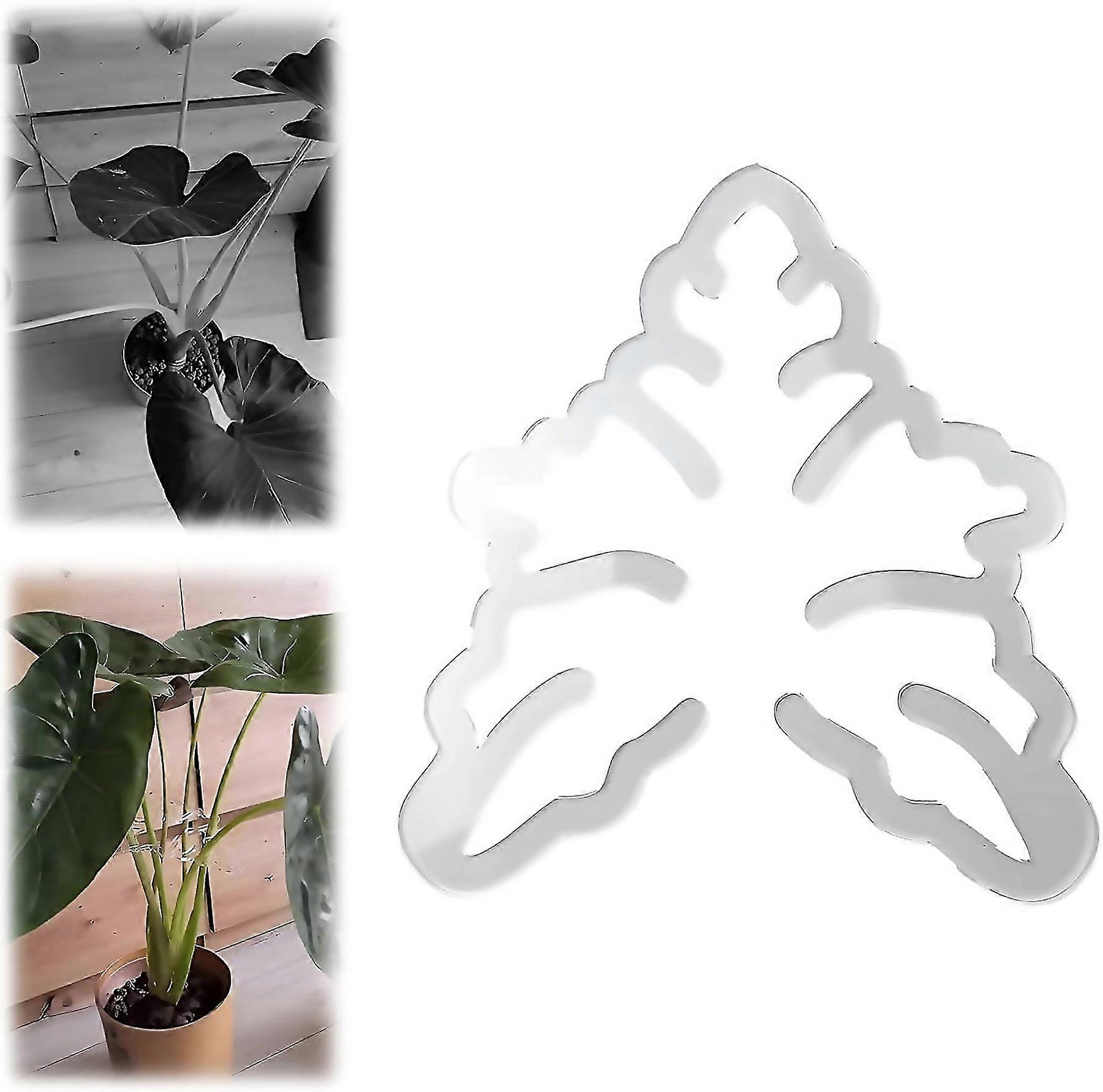 For Turtle Shell Bamboo Clamp Set Reusable Clear Plastic Plant Stem Support Holderplant Retaining Su