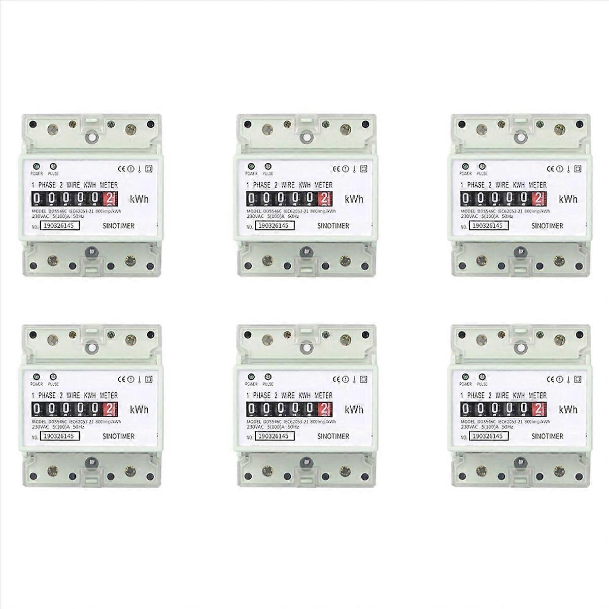 Elektrischer einphasiger Zweidraht-Wechselstromzähler, 220 V, 100 A (A)