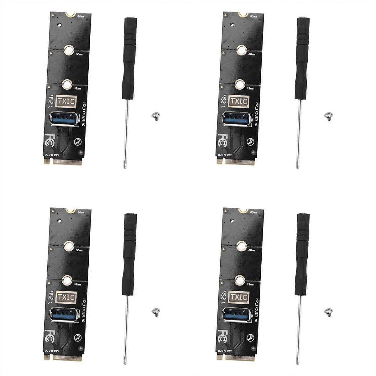 M.2 to PCI-E X16 Slot Adapter Card NGFF Riser Card for Miner Mining