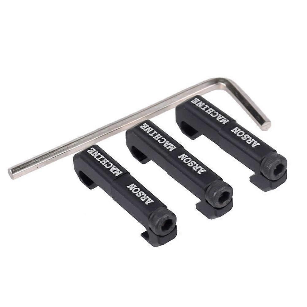 1Set MGP/CQB Rail Version Metal Mousetail Card Slot Trimmer M300/M600 Flashlight Thread Guide For MLOK System